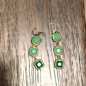Gorgeous Kate Spade Green Drop Earrings
